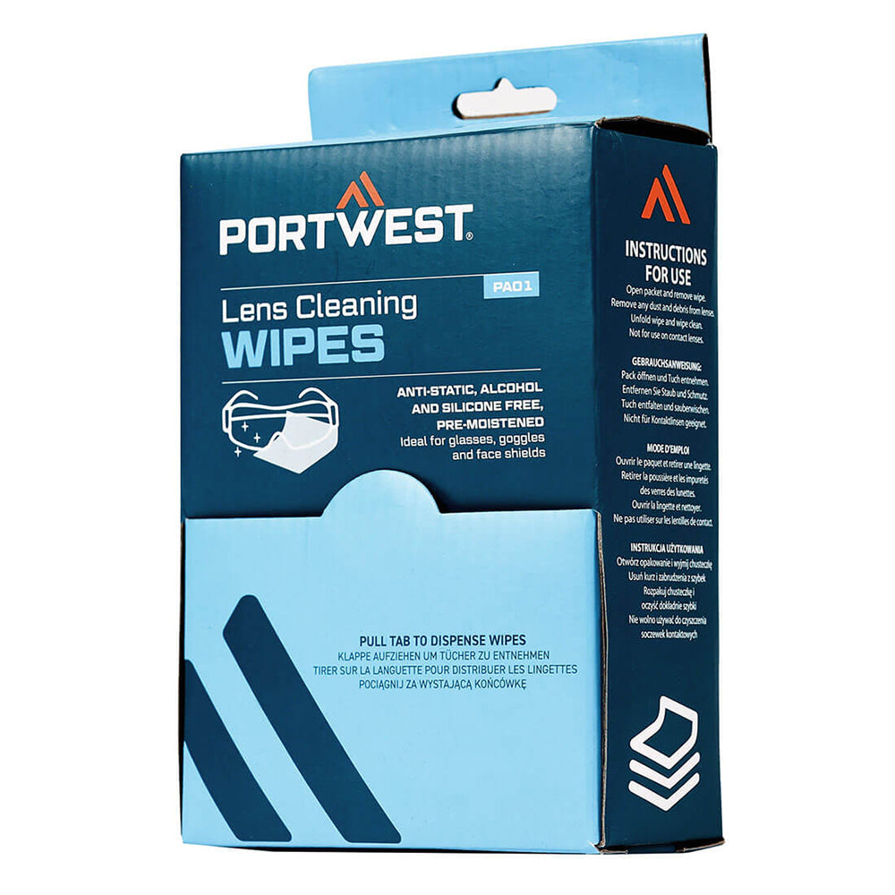 Portwest Lens Cleaning wipes