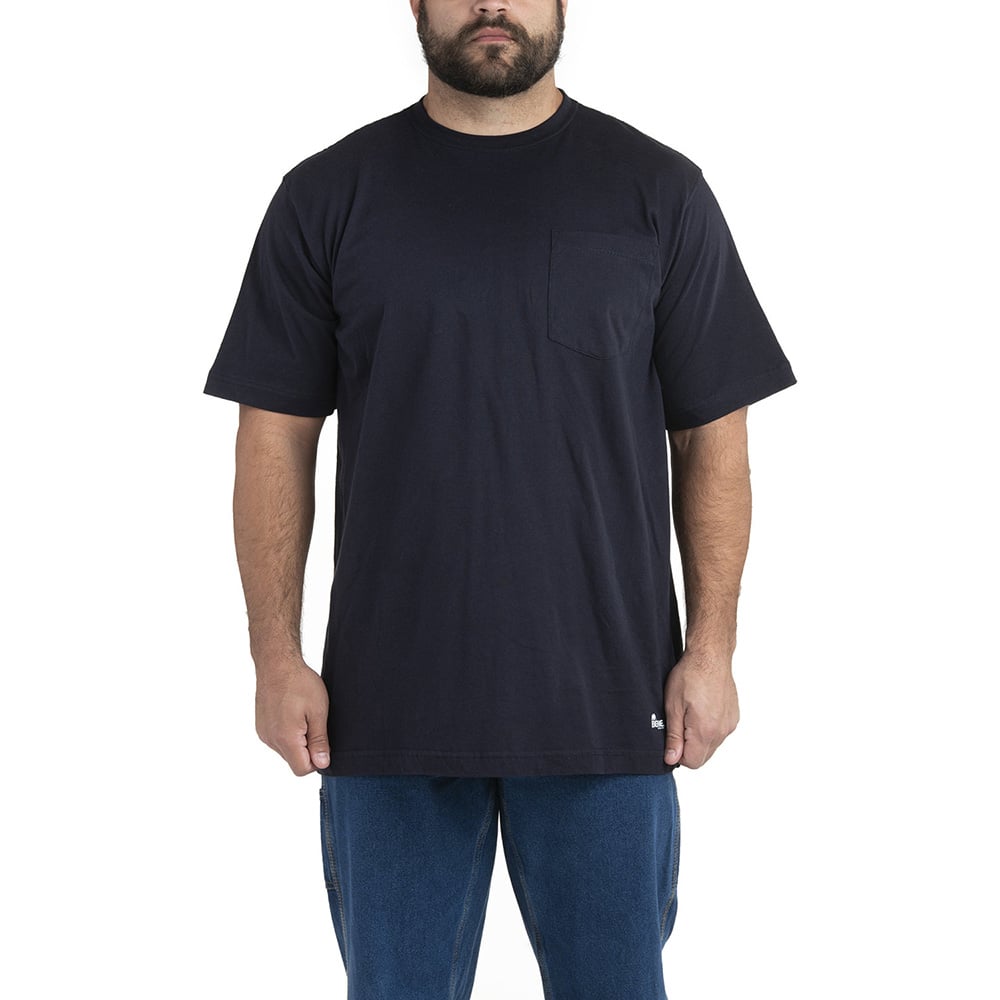 Berne BSM16 Men's Heavyweight T-Shirt with Chest Pocket - Gorvex.com