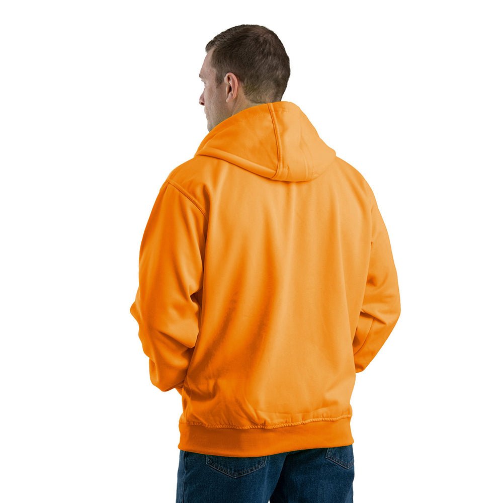 Berne HVF101 Heritage Hi Vis Hooded Sweatshirt with Thermal Lining - Gorvex.com