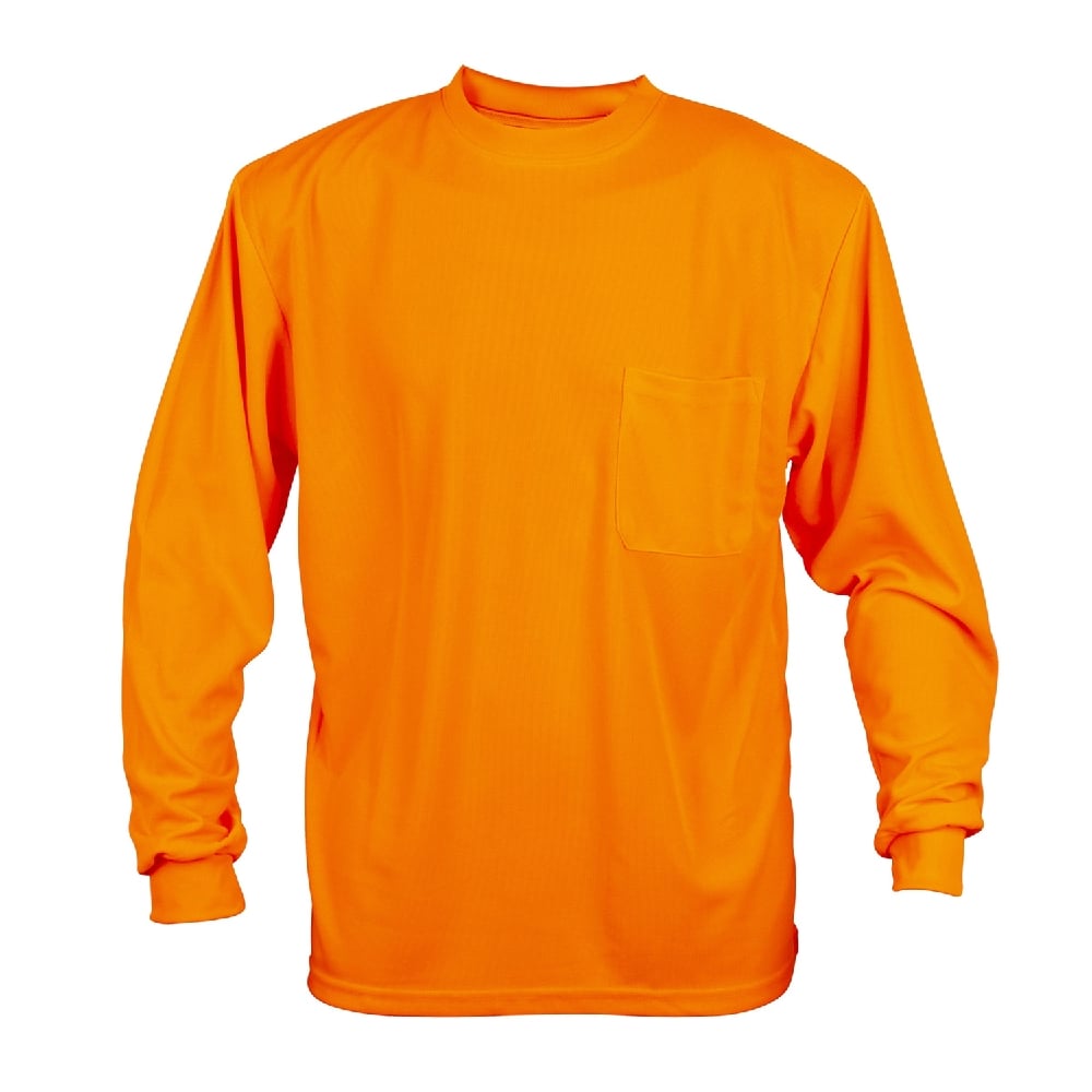 Cor - Brite™ V140/1 Non - Rated Hi Vis Birdseye Long Sleeve Shirt - Gorvex.com