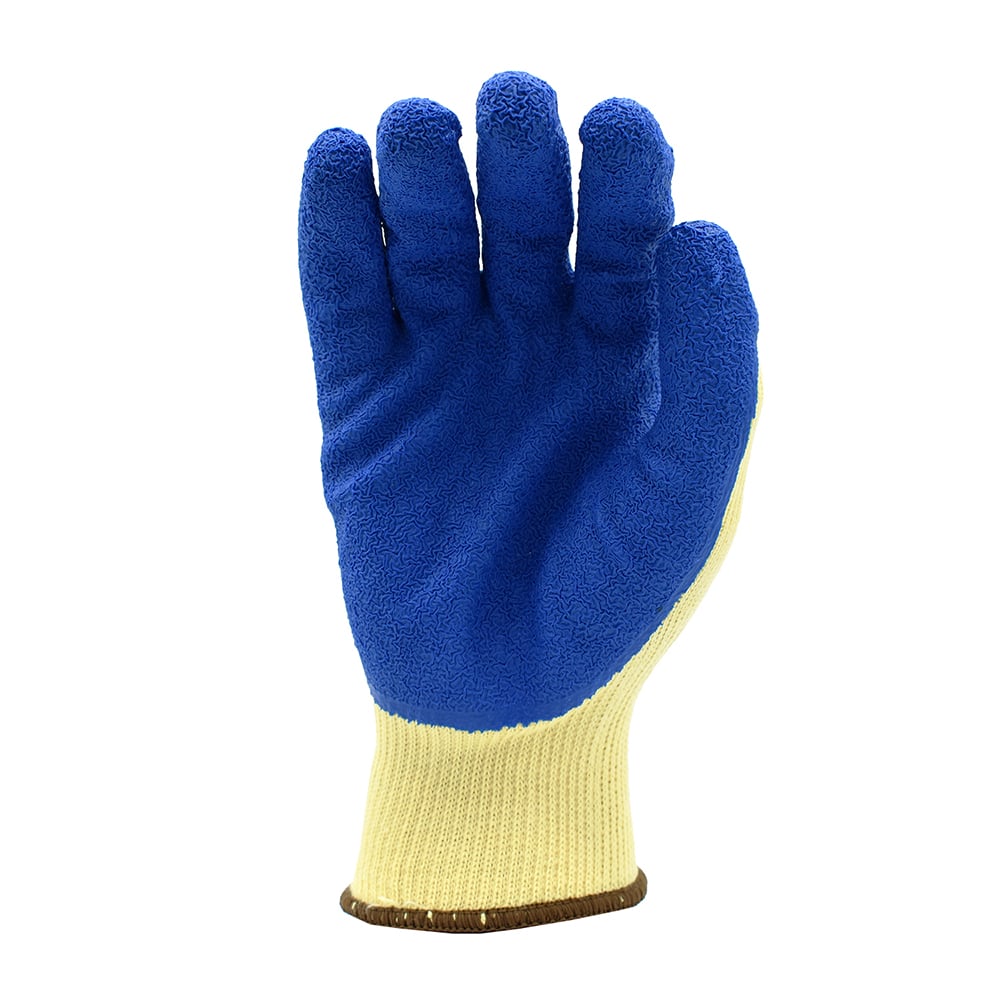 COR - GRIP™ Spun Polyester Gloves with Crinkle Latex Palm Coat, 1 dozen (12 pairs) - Gorvex.com