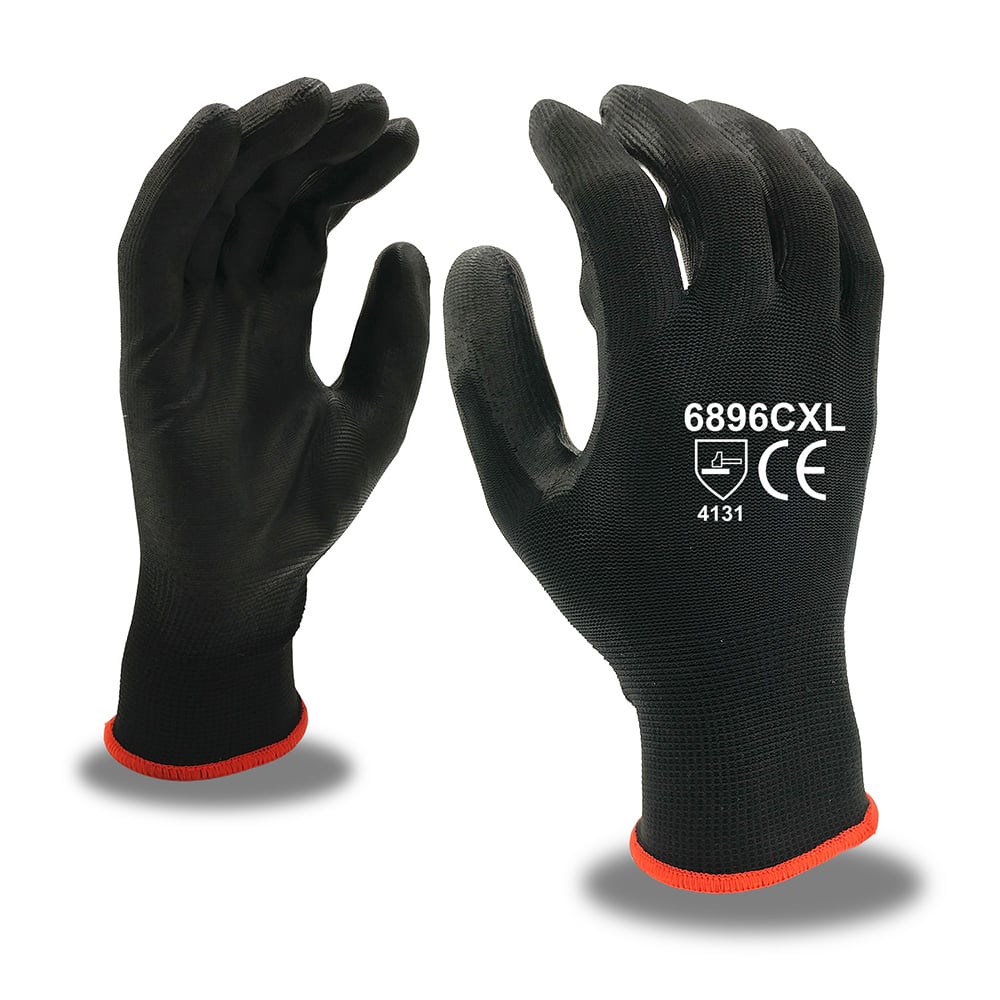 Cordova 13 - Gauge Nylon Gloves with PU Palm Coating, 1 dozen (12 pairs) - Gorvex.com