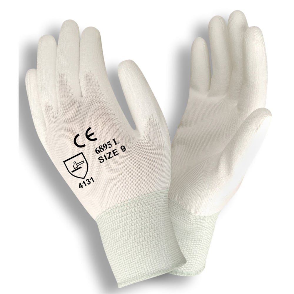 Cordova 13 - Gauge Nylon Gloves with PU Palm Coating, 1 dozen (12 pairs) - Gorvex.com