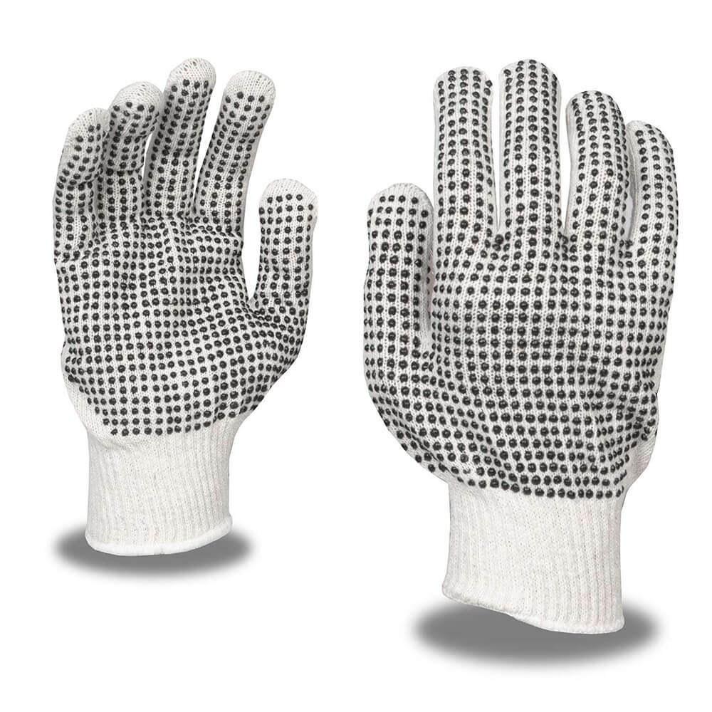 Cordova 13 - Gauge Standard Machine Knit Gloves with PVC Dots, 1 dozen (12 pairs) - Gorvex.com