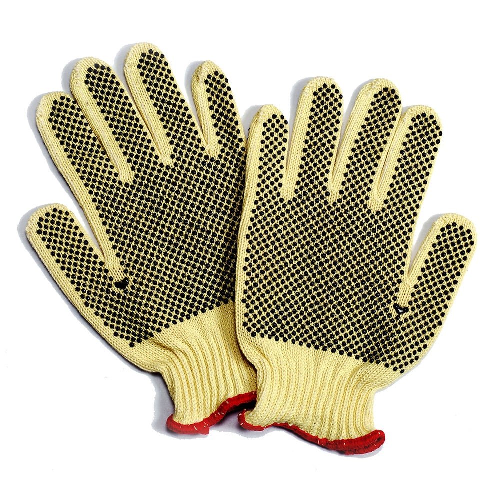 Cordova 2 - Sided PVC Dotted 10 - Gauge Aramid Plaited Gloves, 1 dozen (12 pairs) - Gorvex.com