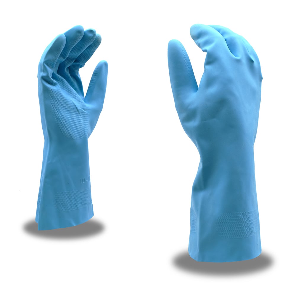 Cordova 4260 Medium Flock - Lined Latex Canner Glove + Rolled Cuff, 1 dozen (12 pairs) - Gorvex.com