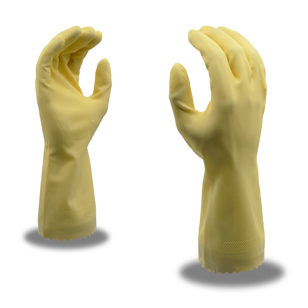 Cordova 42S Standard Weight Latex Canner Glove with Embossed Grip, 1 dozen (12 pairs) - Gorvex.com