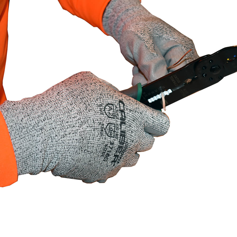 Cordova Caliber™ HPPE PU Palm Coated Gloves, ANSI A2, 1 pair - Gorvex.com