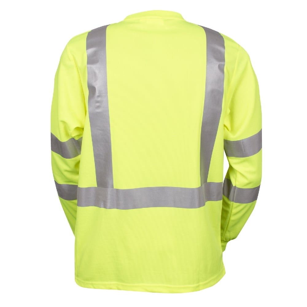 Cordova COR - BRITE® Hi Vis Long Sleeve Birdseye Shirt with Reflective Tape - Gorvex.com