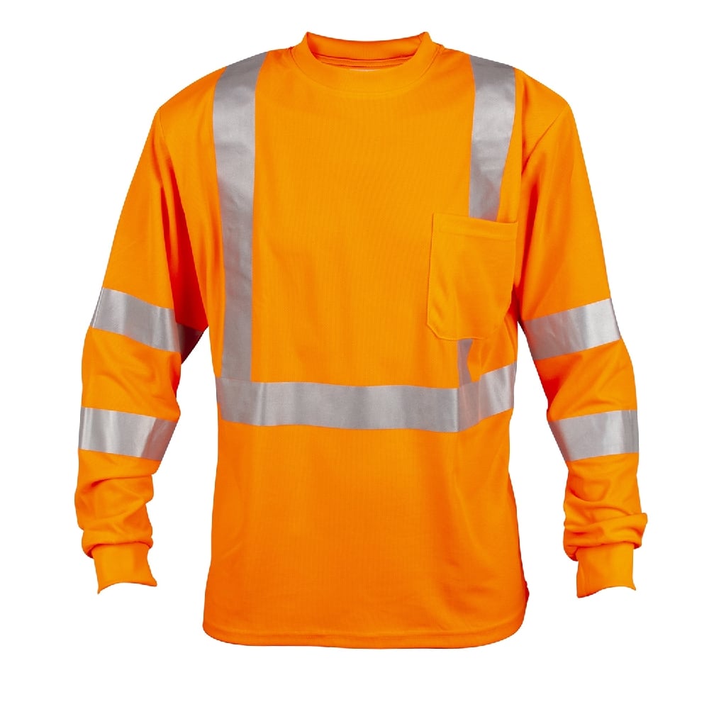 Cordova COR - BRITE® Hi Vis Long Sleeve Birdseye Shirt with Reflective Tape - Gorvex.com