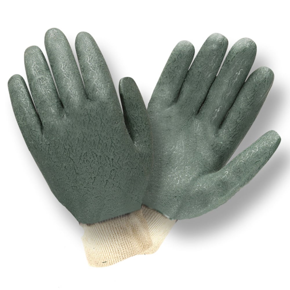 Cordova Double Dipped Etched PVC Gloves/Jersey Lined + Knit Wrist, 1 dozen (12 pairs) - Gorvex.com
