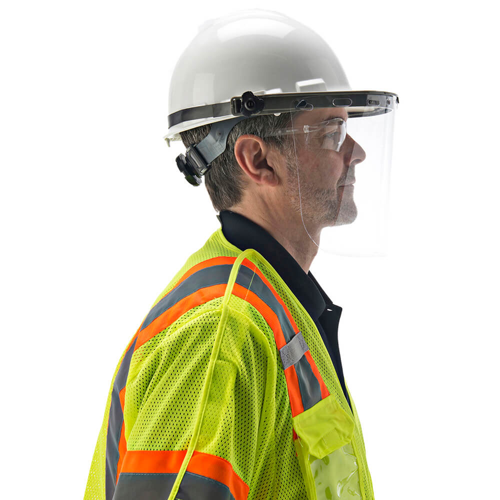 Cordova HFS1 Polyester Face Shield for Duo Safety Hard Hat - Gorvex.com