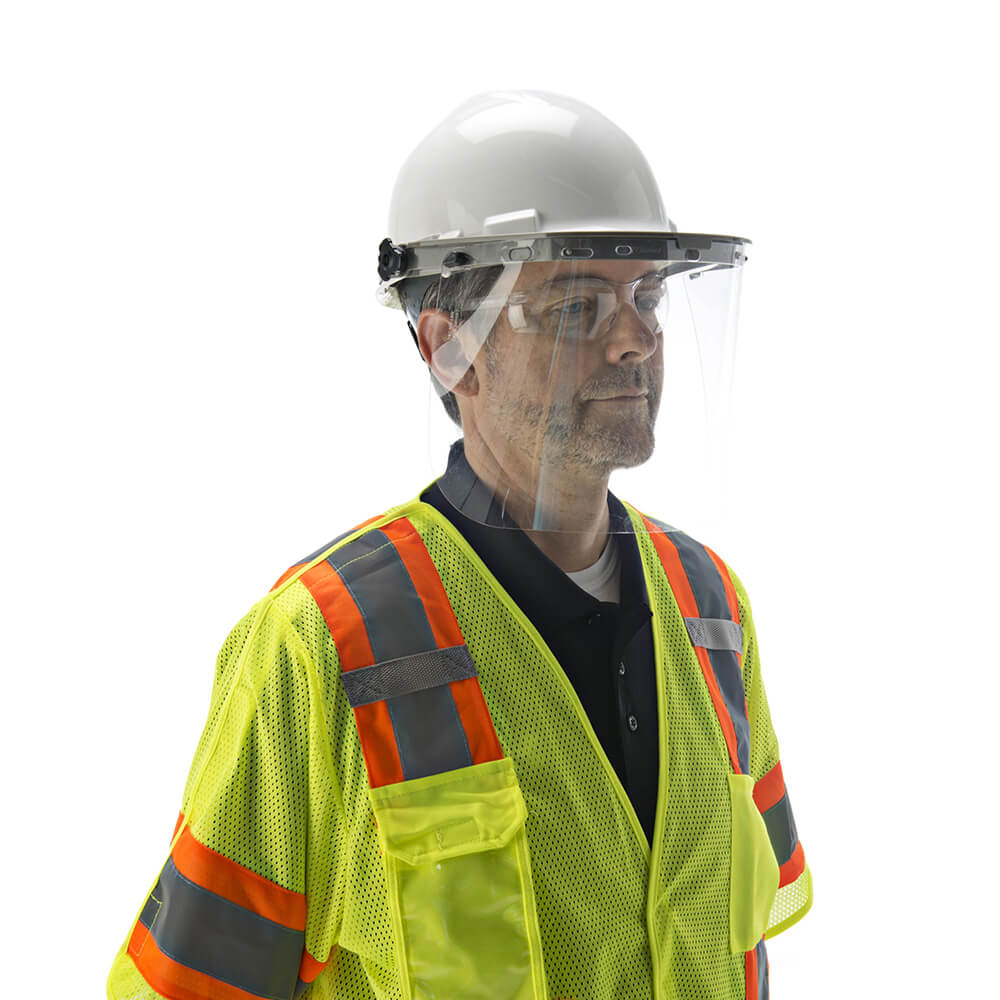 Cordova HFS1 Polyester Face Shield for Duo Safety Hard Hat - Gorvex.com