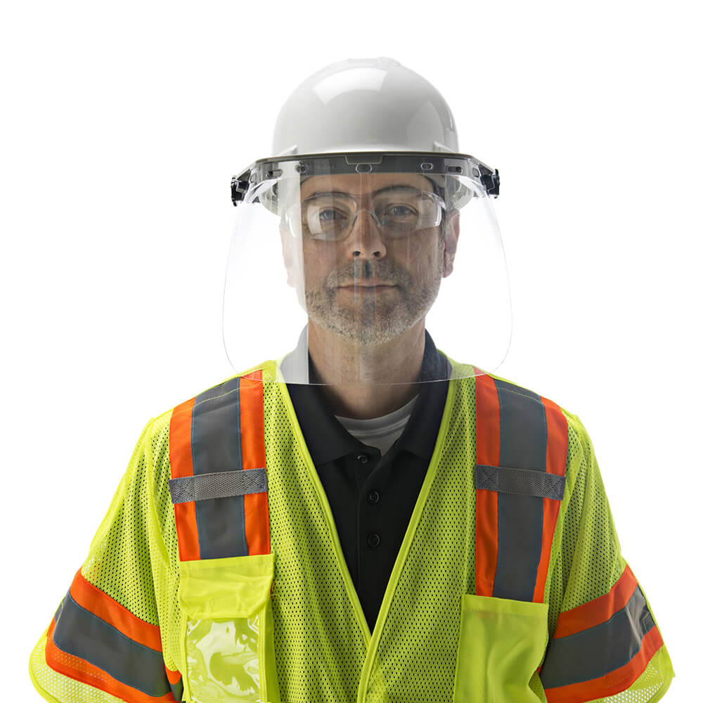 Cordova HFS1 Polyester Face Shield for Duo Safety Hard Hat - Gorvex.com