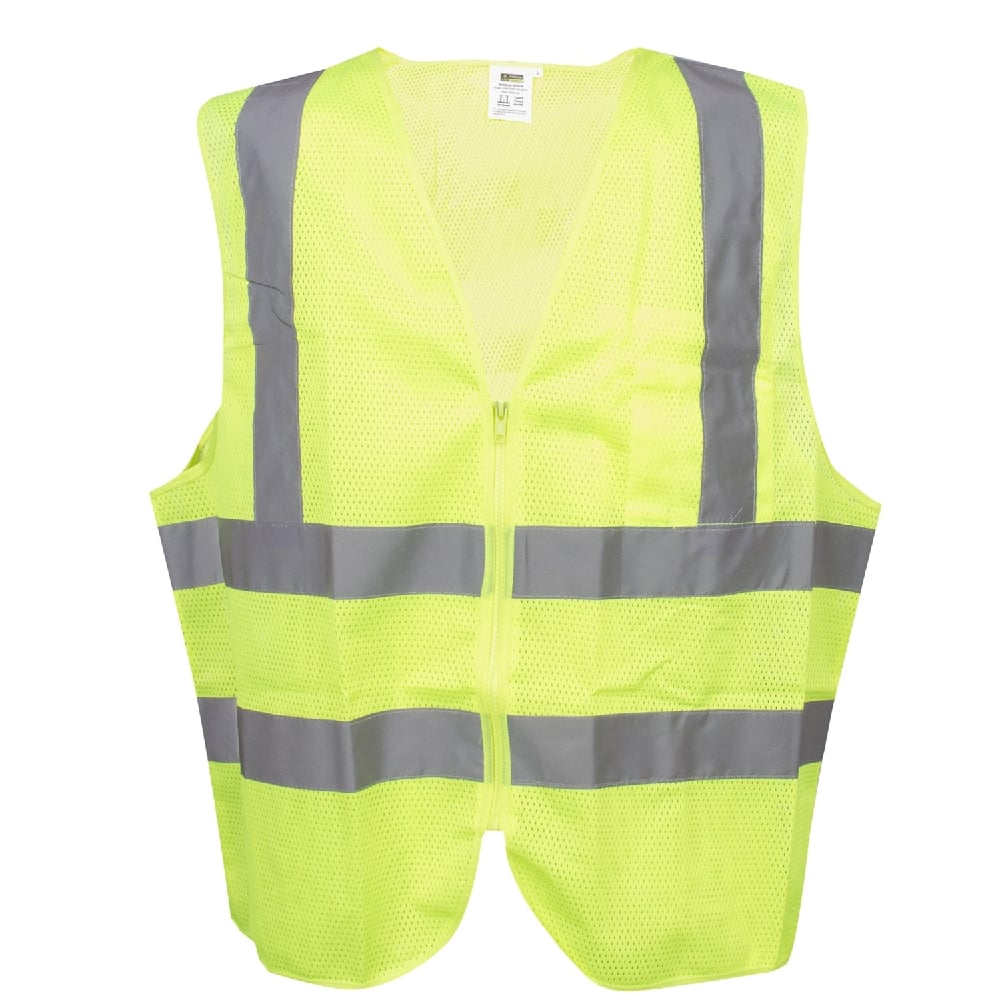 Cordova Hi Vis Mesh Vest with Inner Pocket and Zipper Closure - Gorvex.com