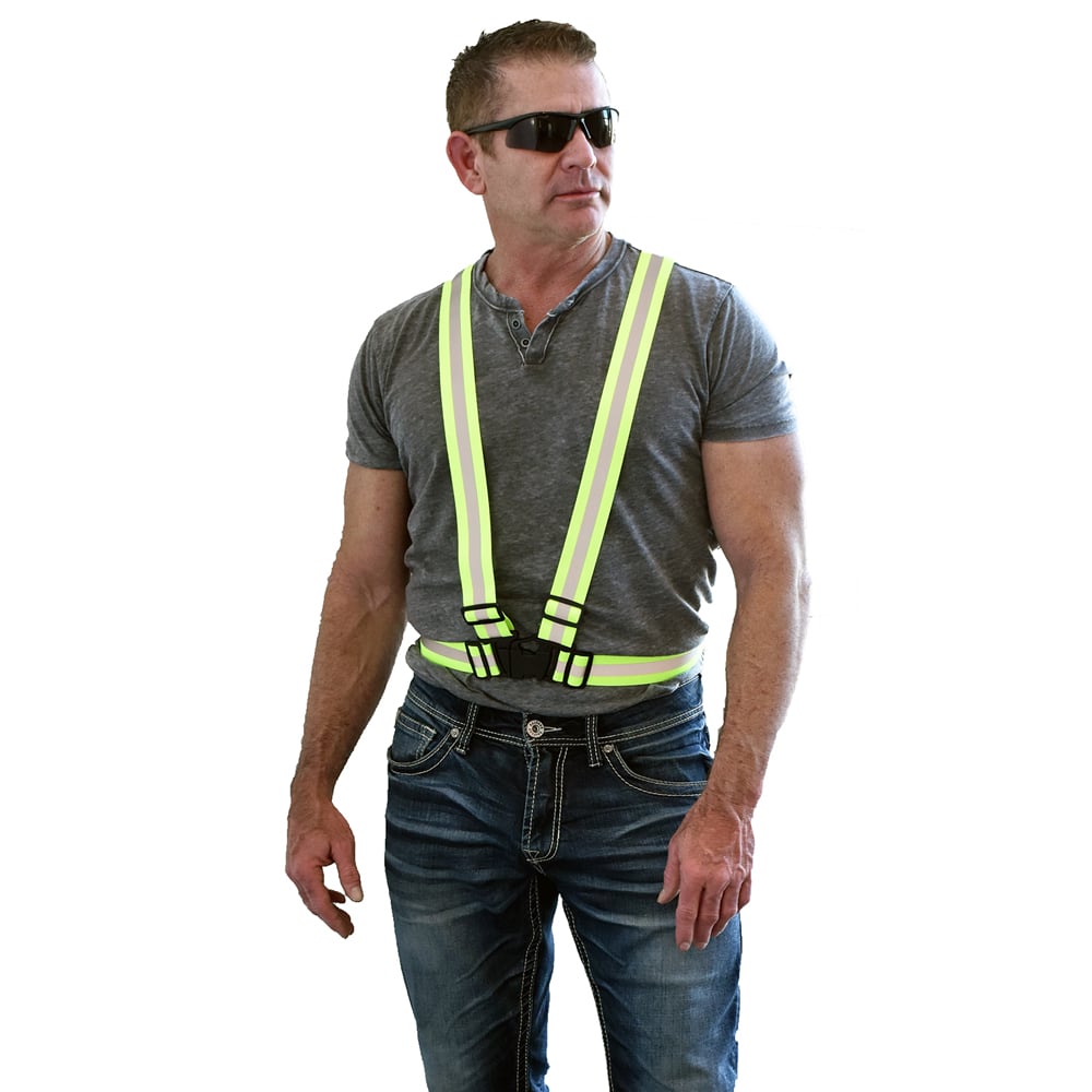 Cordova Hi Vis Reflective Safety Suspender/Brace - Gorvex.com