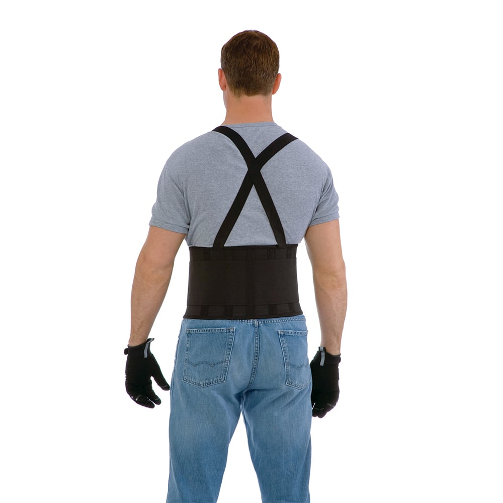 Cordova Industrial Back Support Belt with Attached Suspenders - Gorvex.com