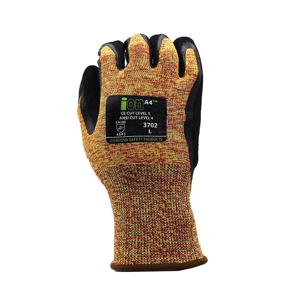 Cordova iON - A4™ HPPE/Glass Sandy Nitrile Coated Gloves, A4, 1 pair - Gorvex.com