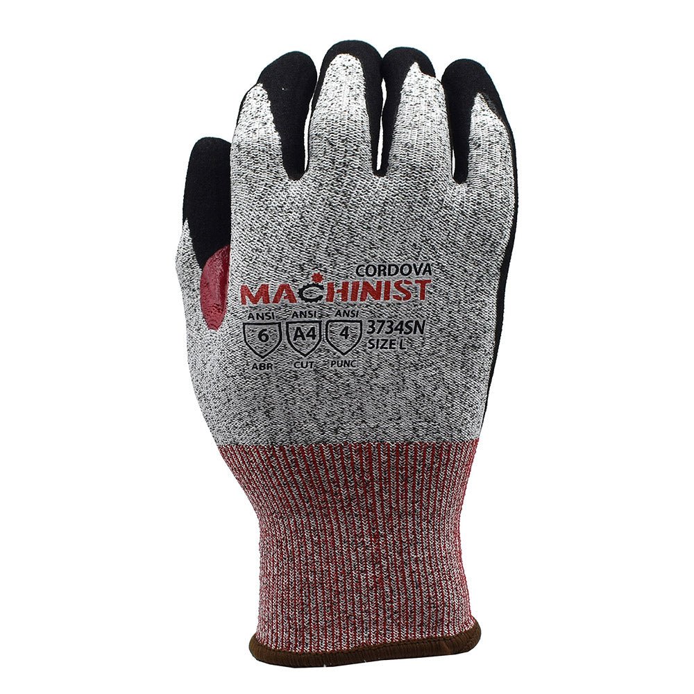 Cordova MACHINIST™ HPPE Gloves with Reinforced Thumb Crotch, 1 pair - Gorvex.com