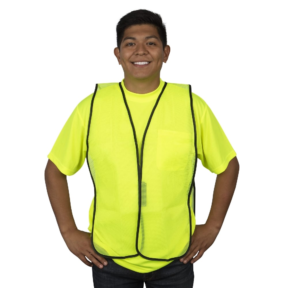 Cordova Non - Rated Polyester Mesh Hi Vis Vest / Hook & Loop Closure - Gorvex.com