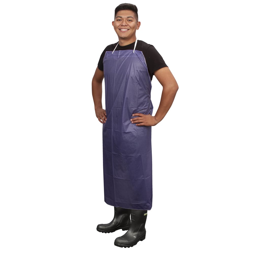 Cordova RA48 Vinyl Apron with Tie Strings & Sewn Edges - Gorvex.com
