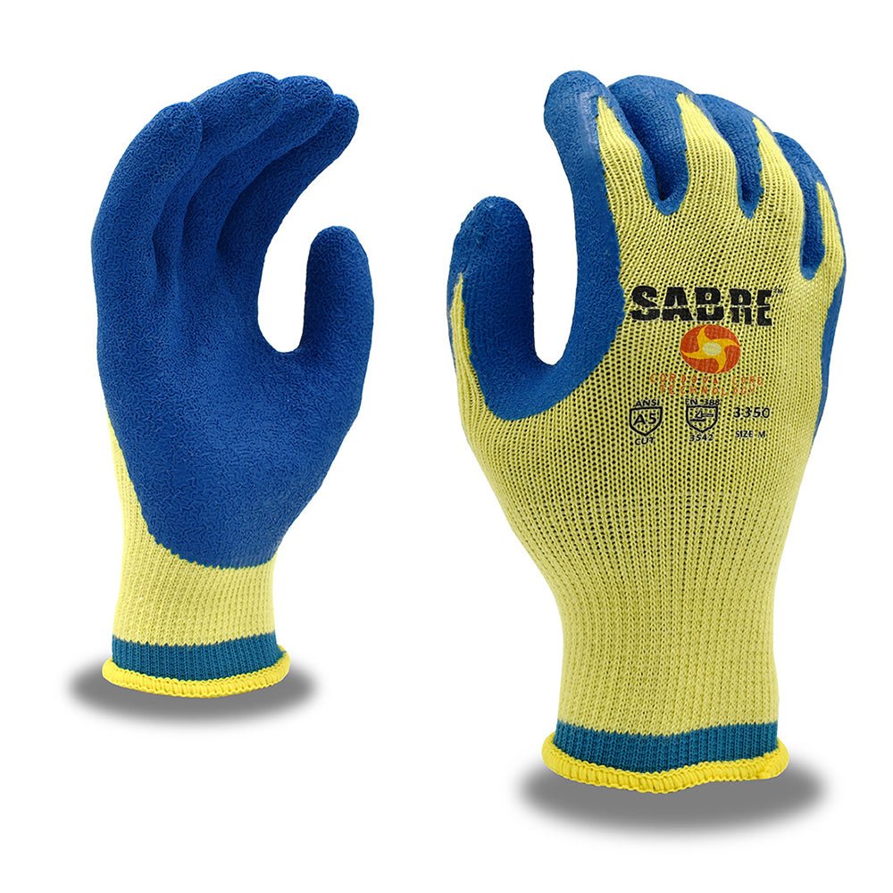 Cordova Sabre™ ANSI Cut Level A5 Latex Palm Gloves, 1 dozen (12 pairs) - Gorvex.com