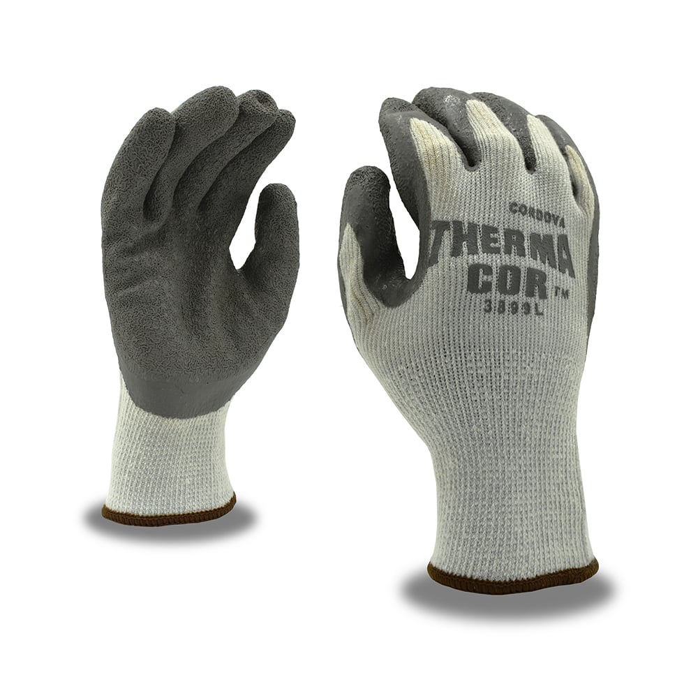 Cordova Therma - Cor™ Insulated Gloves with Crinkle Latex Coating, 1 dozen (12 pairs) - Gorvex.com