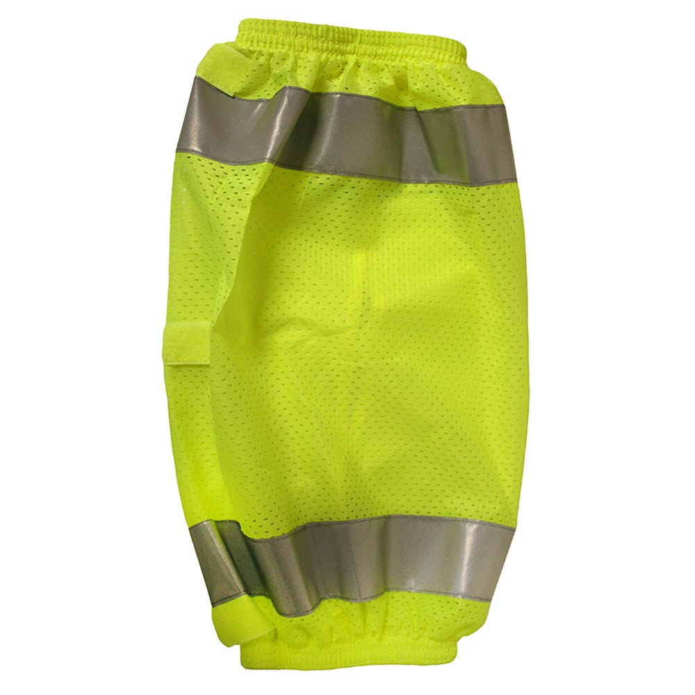 Cordova VGL100/1 Hi Vis Mesh Leg Gaiters with Silver Reflective Tapes, 1 pair - Gorvex.com