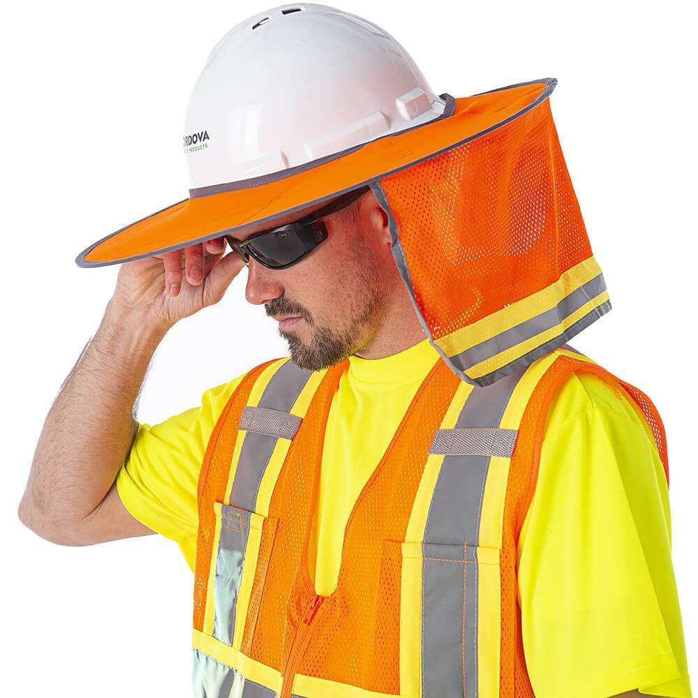 Cordova VHB Cor - Brite™ Hi Vis Neck Shade with Attached Pouch - Gorvex.com