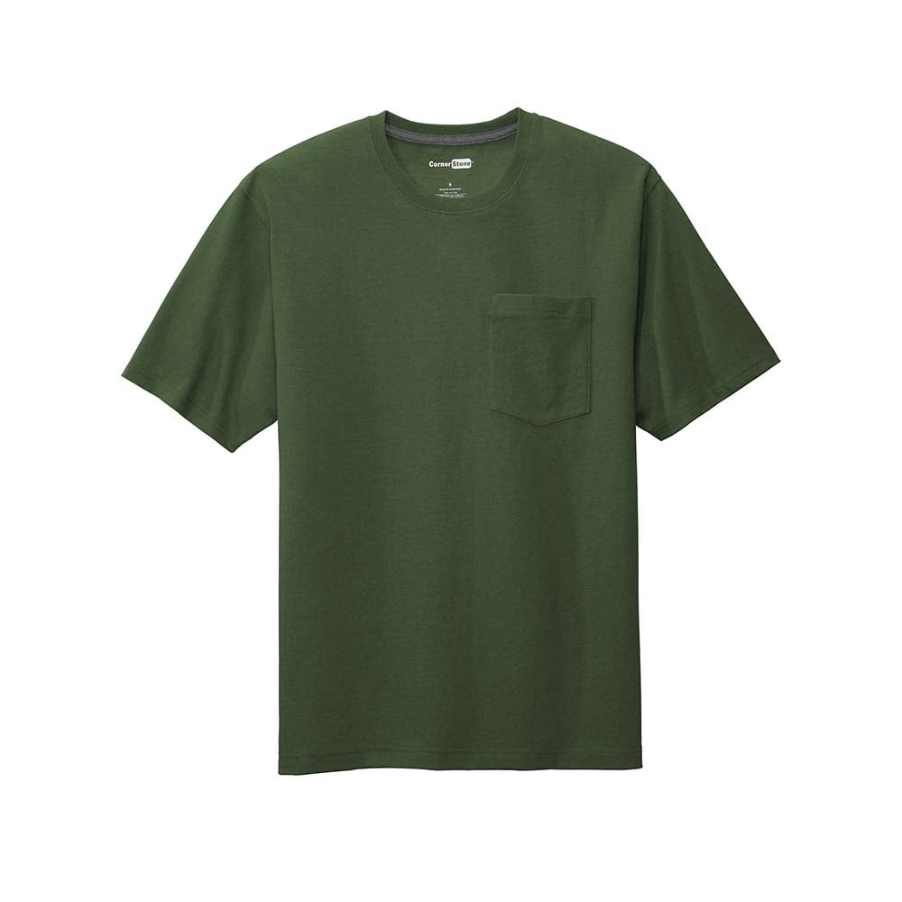 CornerStone CS430 Workwear Tee with Pocket - Gorvex.com