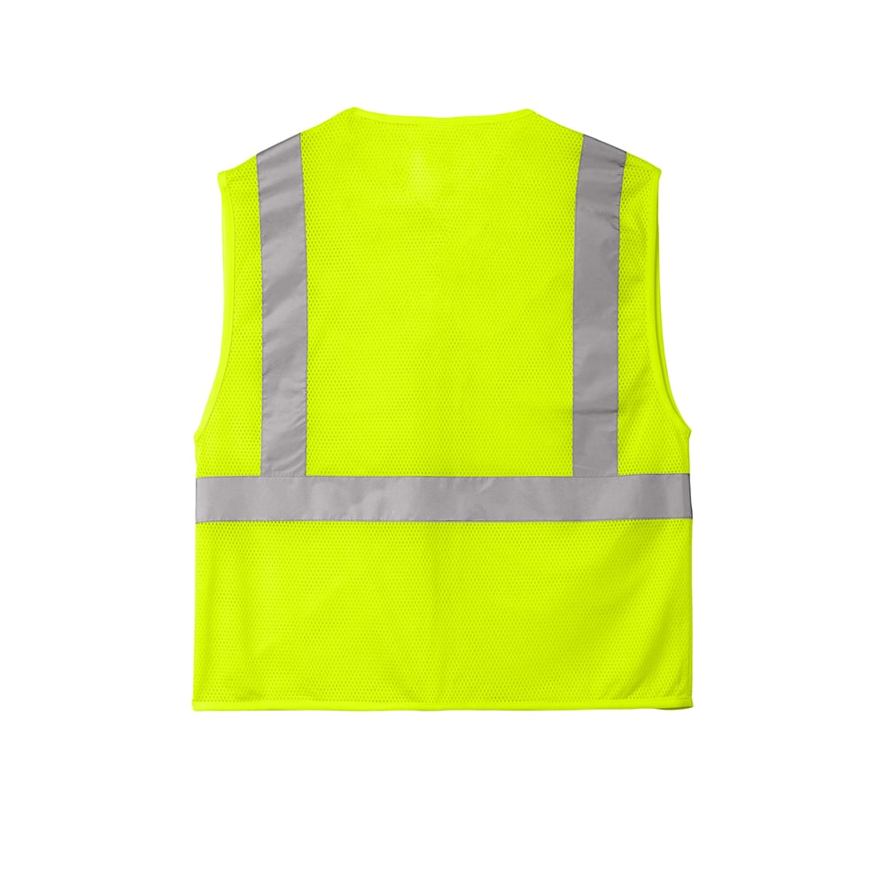 CornerStone CSV101 Economy Mesh Zippered Vest - Gorvex.com