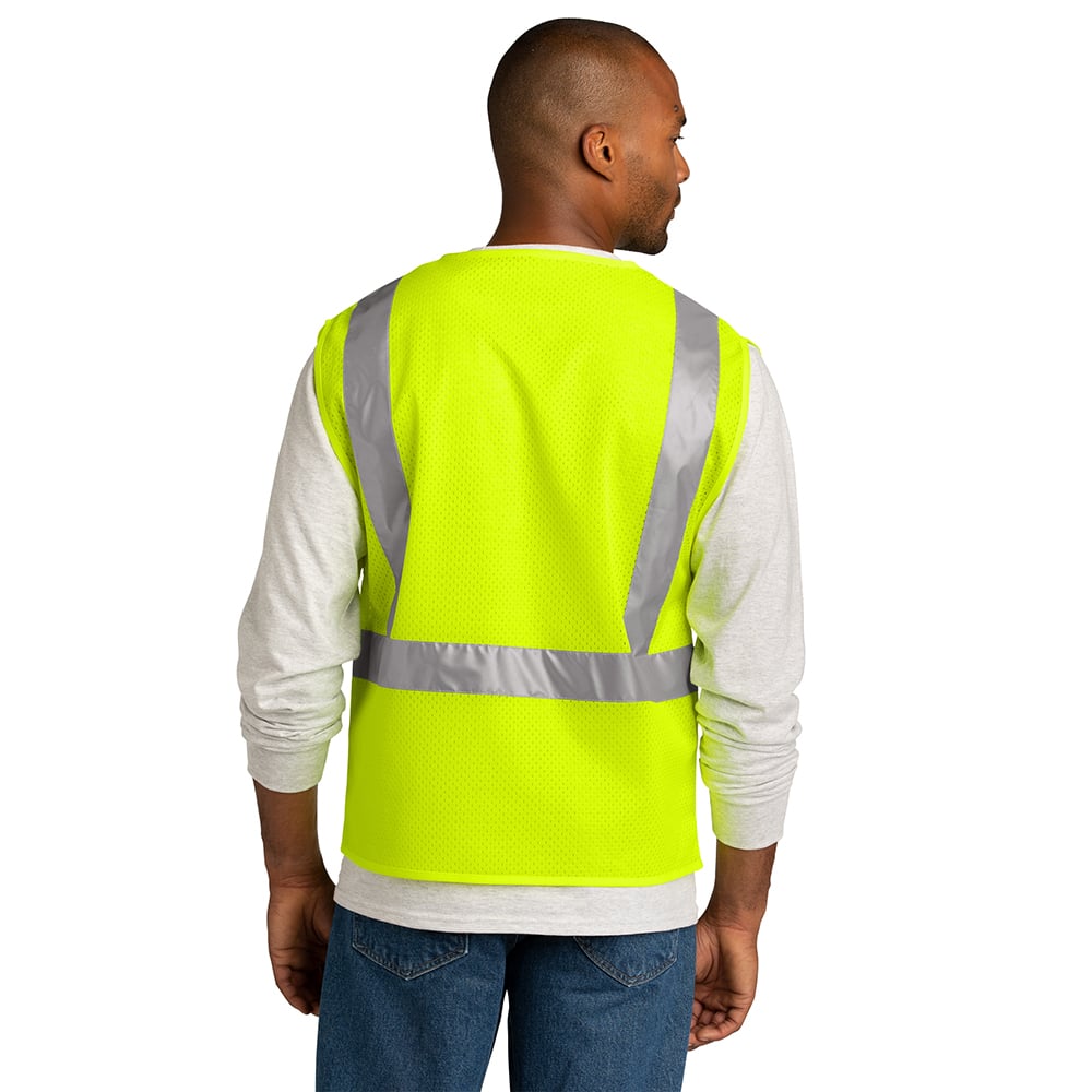 CornerStone CSV102 Class 2 Mesh Zippered Vest - Gorvex.com