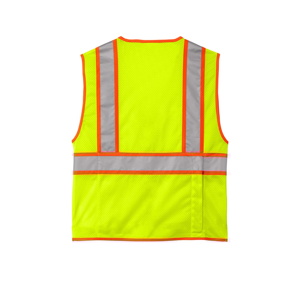 CornerStone CSV105 Surveyor Zippered Two - Tone Vest - Gorvex.com