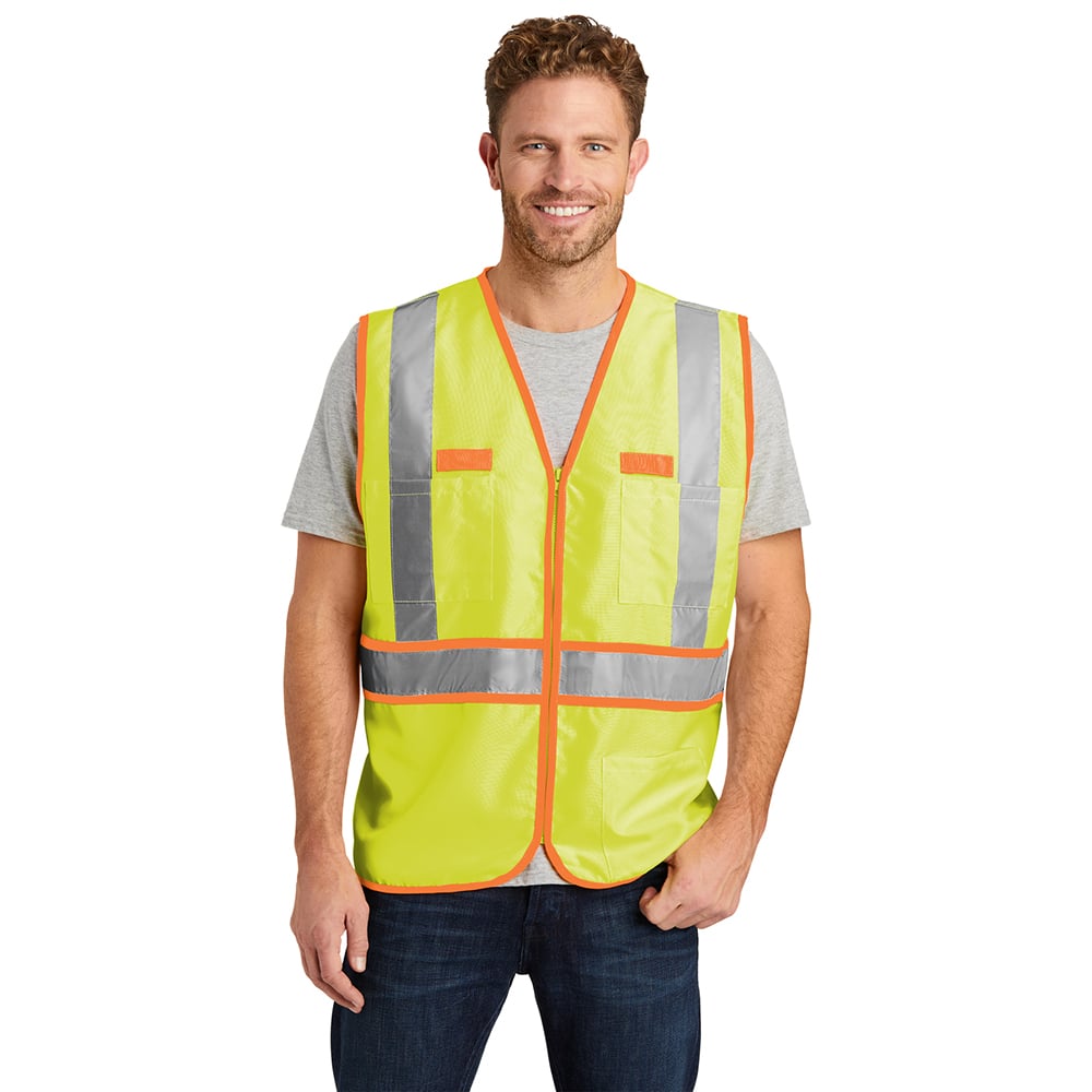 CornerStone CSV407 Hi Vis Class 2 Dual - Color Safety Vest - Gorvex.com