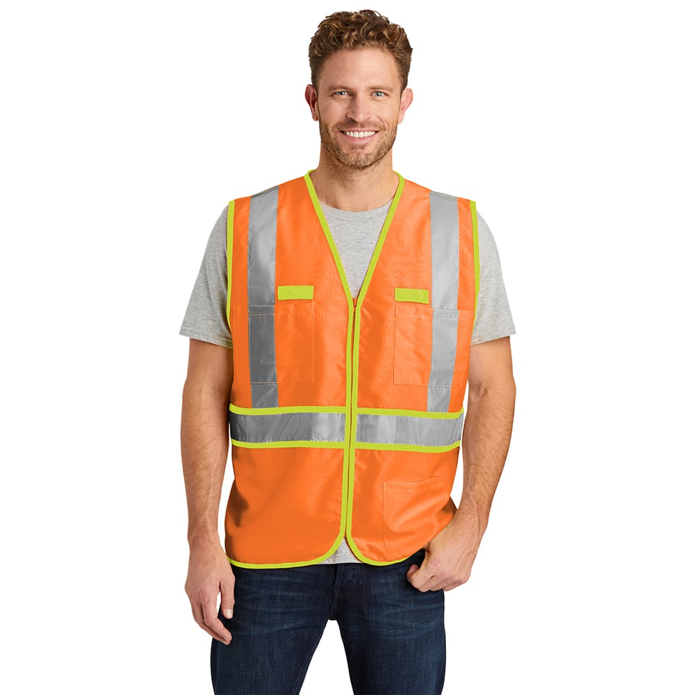 CornerStone CSV407 Hi Vis Class 2 Dual - Color Safety Vest - Gorvex.com