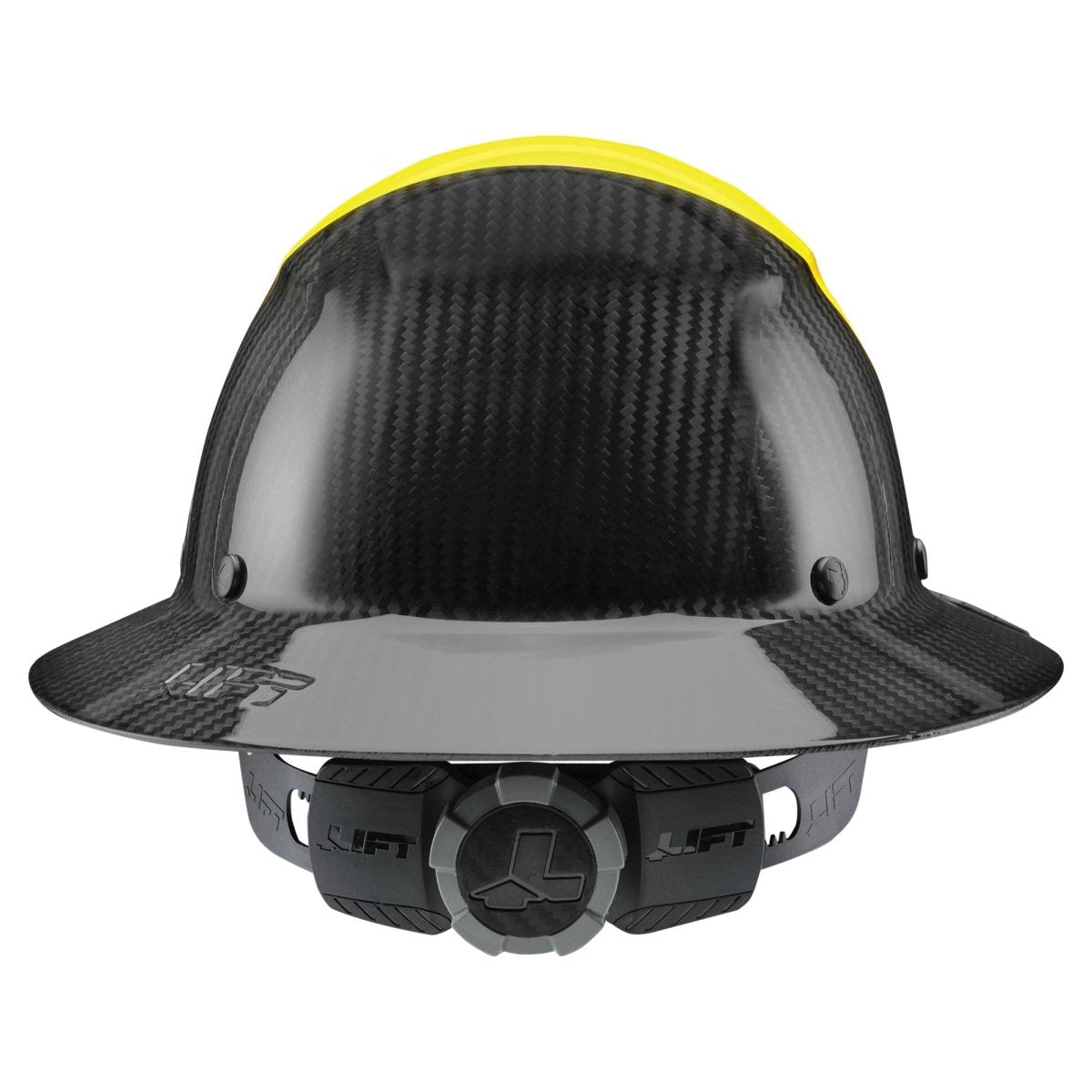 DAX Fifty 50 Carbon Fiber Full Brim Hardhat - Gorvex.com