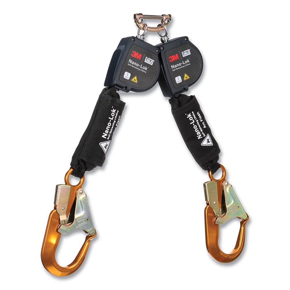 DBI - Sala 3100587 Nano - Lok Arc Flash Twin Leg SRL with Rebar Hook - Gorvex.com