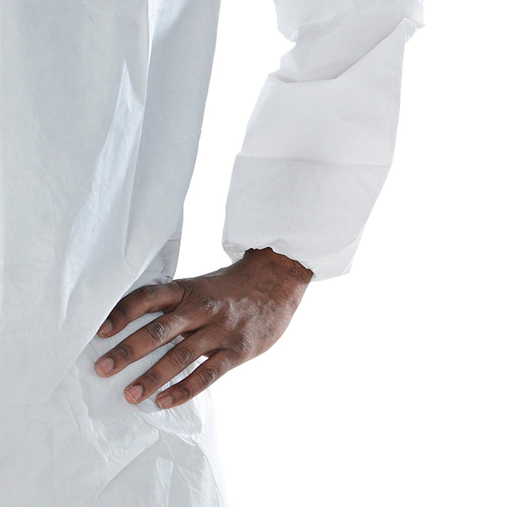 DEFENDER II™ Microporous Coverall, Elastic Waist, Wrist & Ankle, 1 case (25 pieces) - Gorvex.com