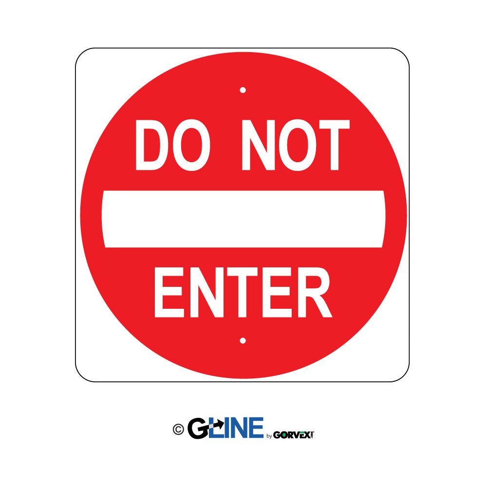 Do Not Enter - Regulatory Traffic Signs - Gorvex.com