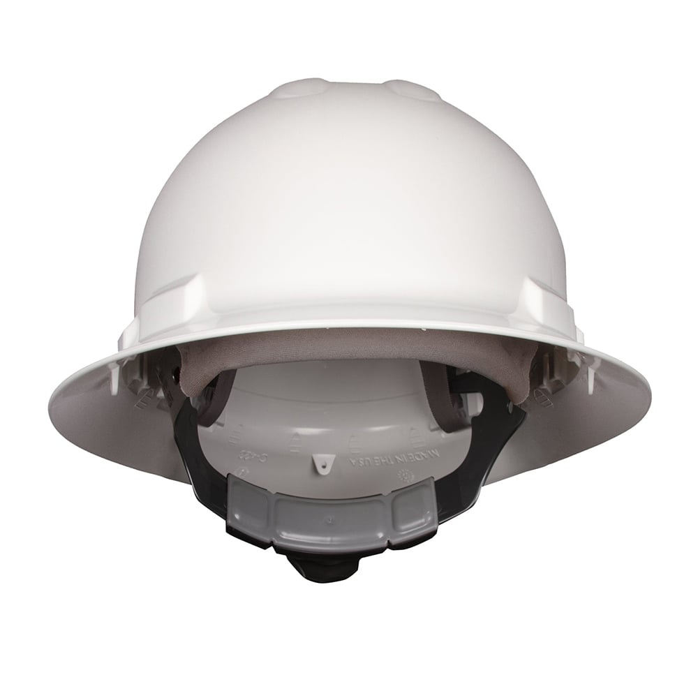 Duo Safety™ Full Brim Hard Hat with 6 Point Ratchet Suspension - Gorvex.com