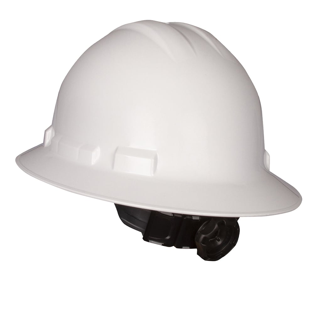 Duo Safety™ Full Brim Hard Hat with 6 Point Ratchet Suspension - Gorvex.com