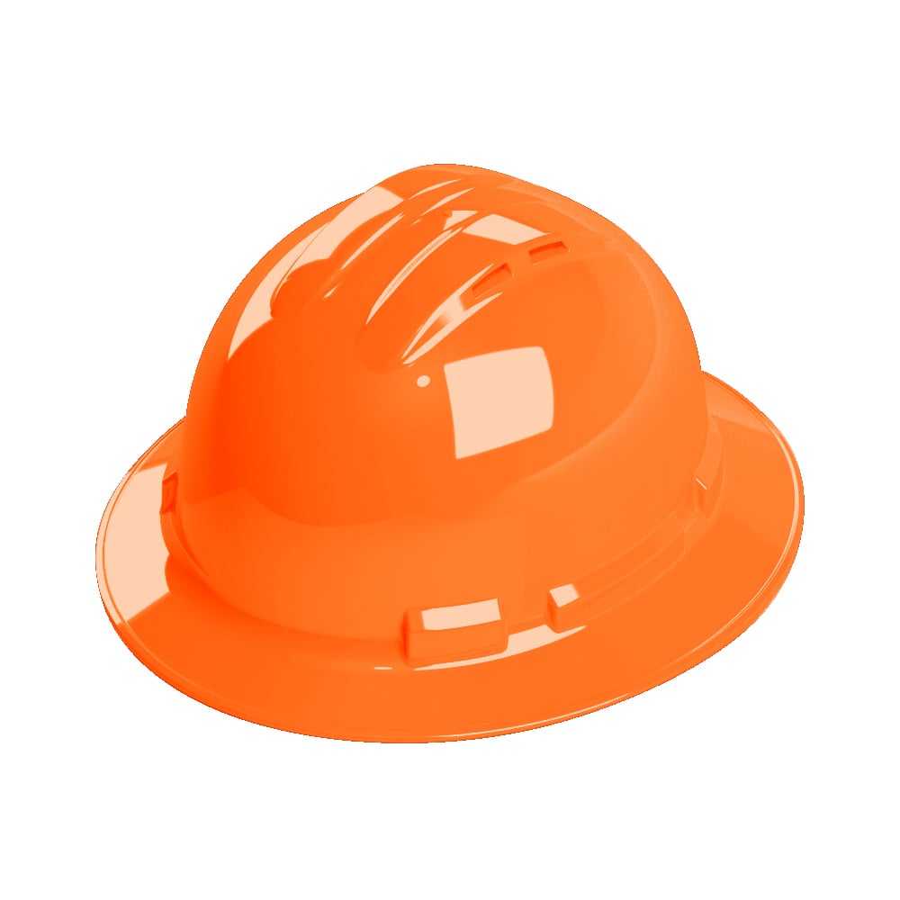 Duo Safety™ Vented Full Brim Hard Hat with 4 Point Suspension - Gorvex.com