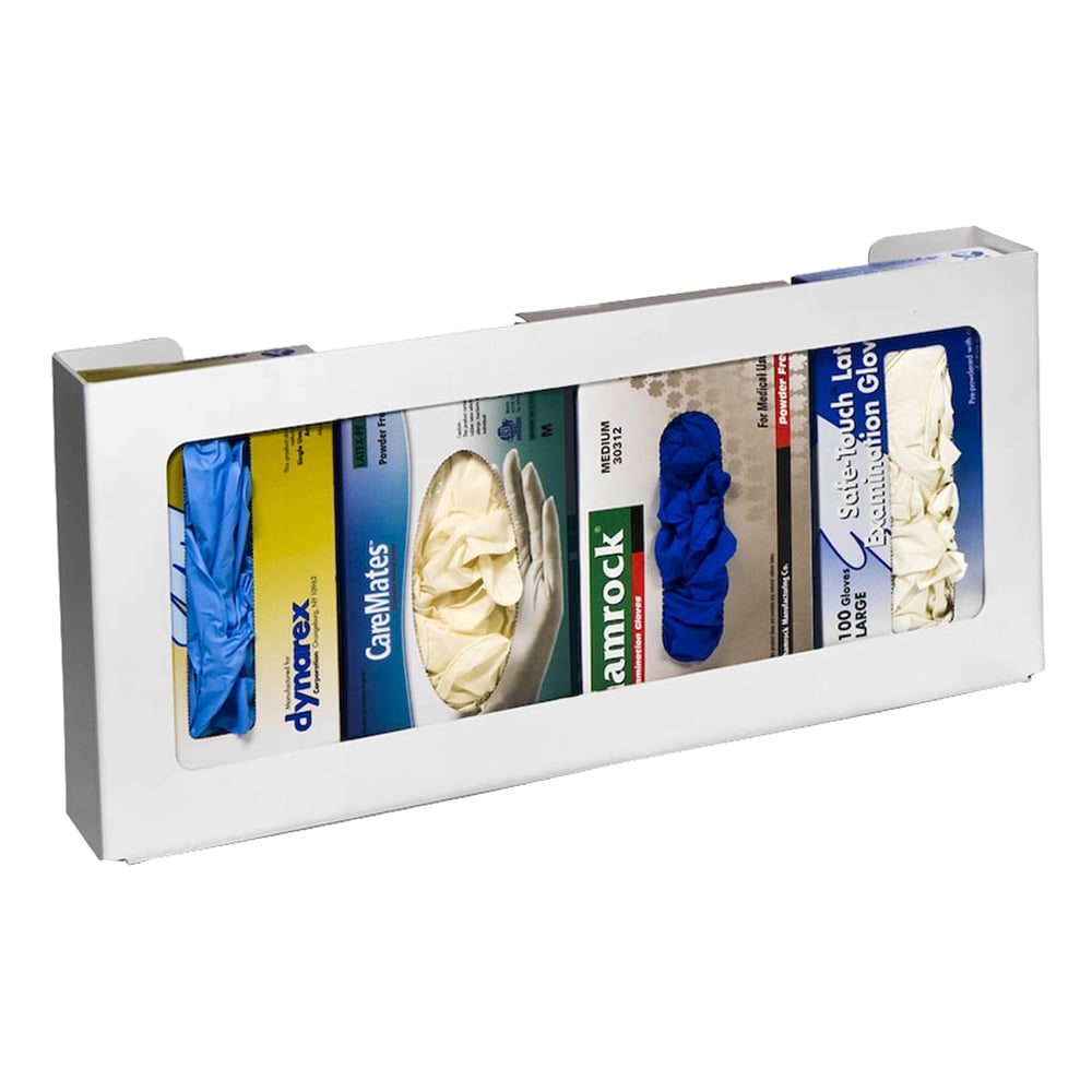 Easy Access Plastic Glove Dispenser, 4 Boxes - Gorvex.com