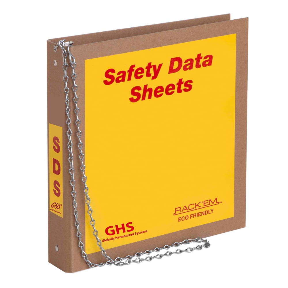 Eco Friendly SDS Binder, English - Gorvex.com