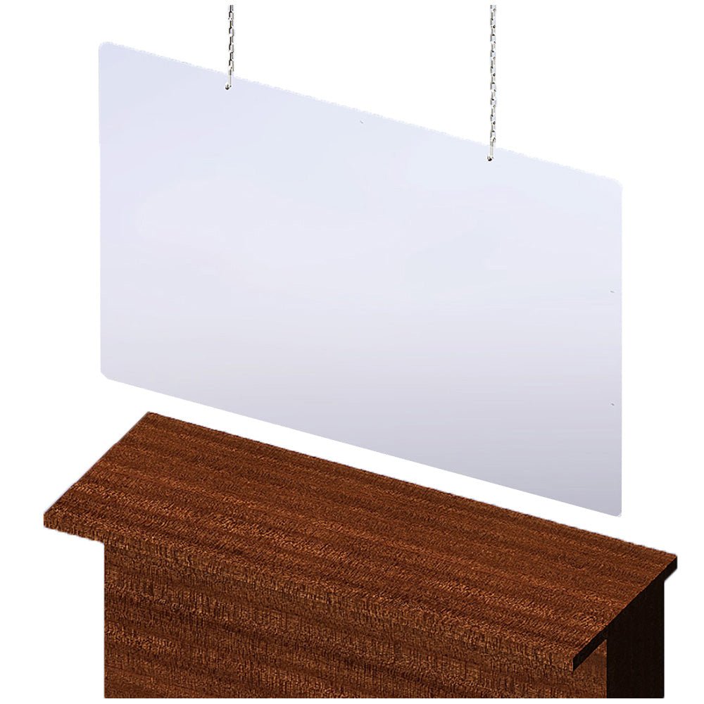 G - Line 3100 Hanging Acrylic Social Distancing Divider - Gorvex.com