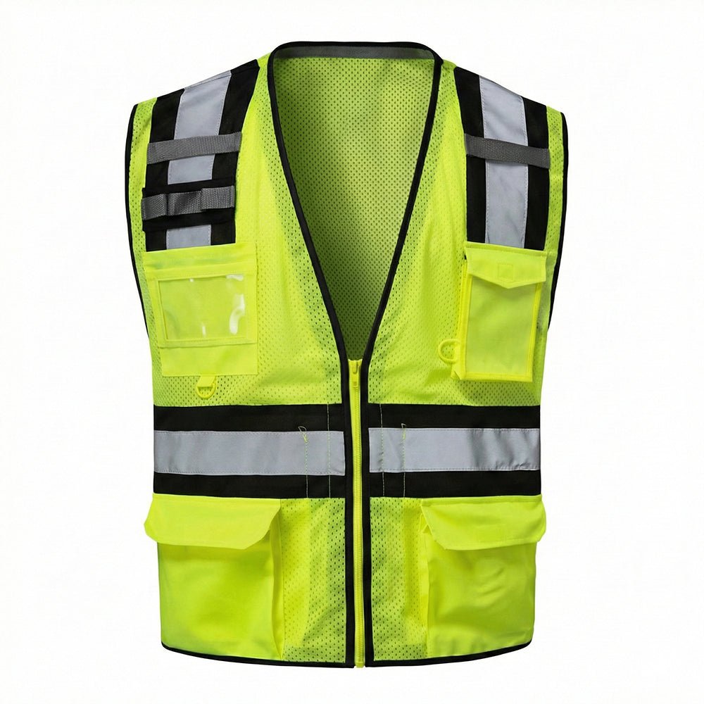 G - Line Hi - Vis Class 2 Mesh Vest with Colored Trim - Gorvex.com