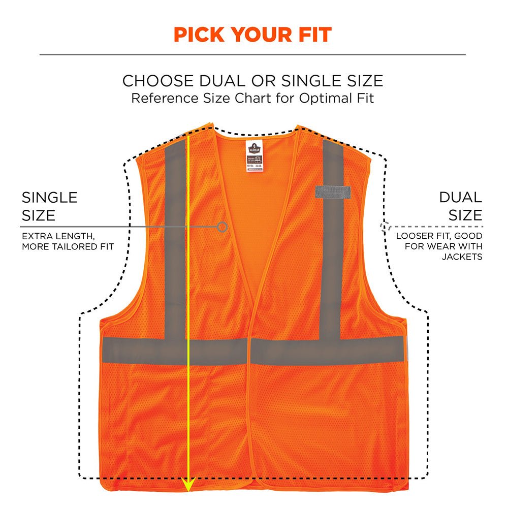 GloWear 8215BA Class 2 Breakaway Mesh Hi - Vis Vest - Gorvex.com