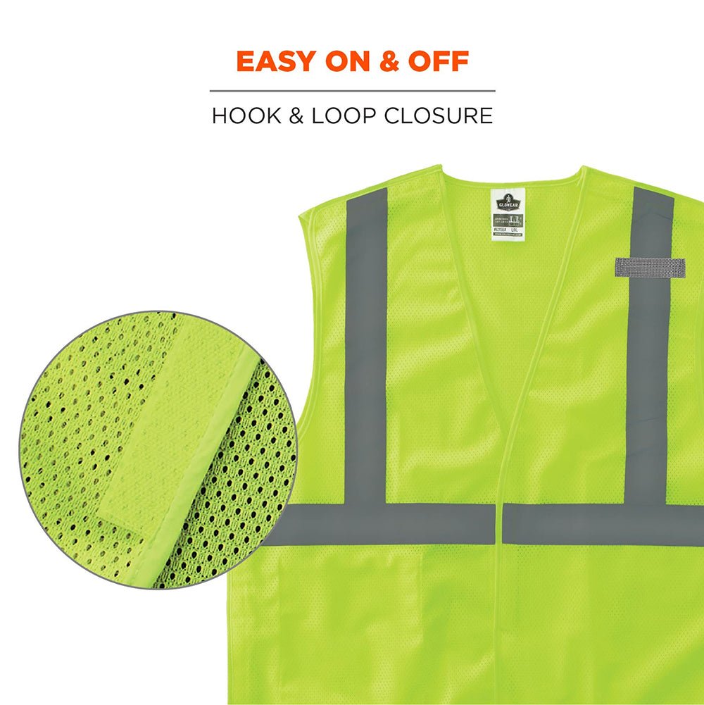 GloWear 8215BA Class 2 Breakaway Mesh Hi - Vis Vest - Gorvex.com