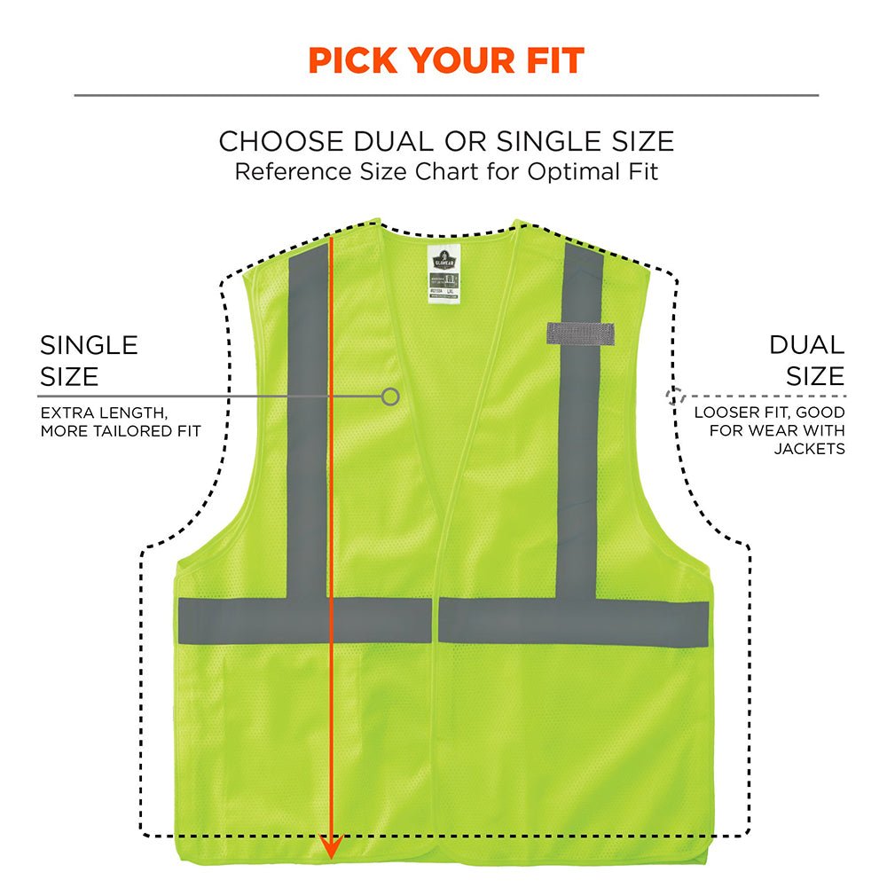 GloWear 8215BA Class 2 Breakaway Mesh Hi - Vis Vest - Gorvex.com