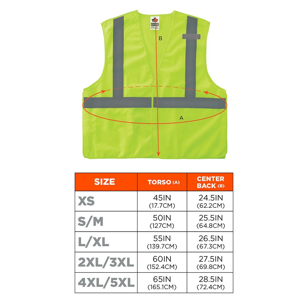 GloWear 8215BA Class 2 Breakaway Mesh Hi - Vis Vest - Gorvex.com